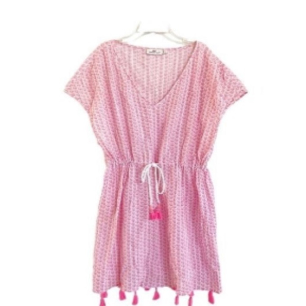 Vineyard Vines Pink Cover Up Dress EUC